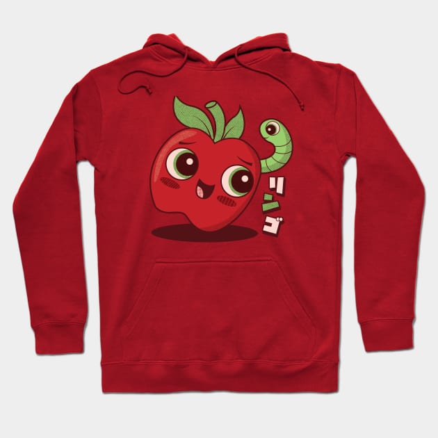 Apple Katakana Hoodie by Kappacino Creations